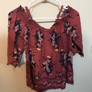 Rewind off the shoulder fashion top